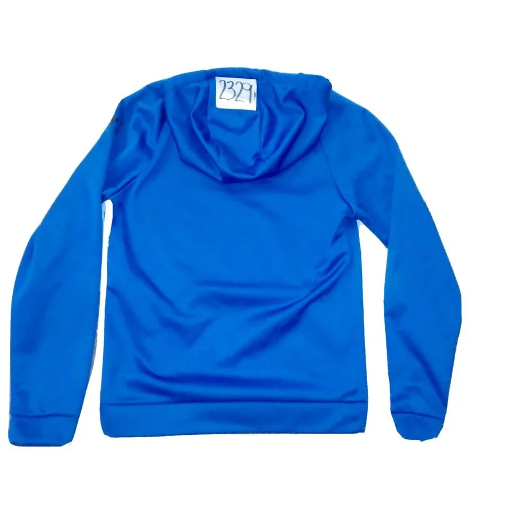 Nike Dri Fit Swoosh Hoodie Sweatshirt Fleece Lined Royal Blue Womens